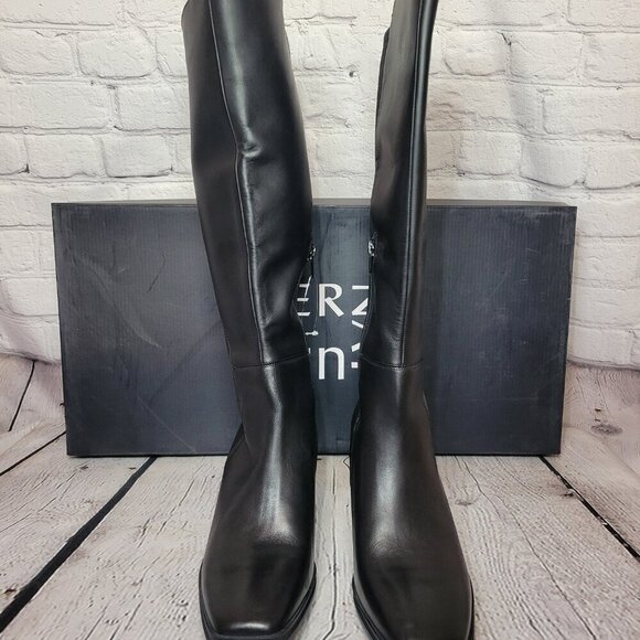 Naturalizer Axel 2 Waterproof High Shaft Boots - Black Waterproof Leather - Picture 1 of 10